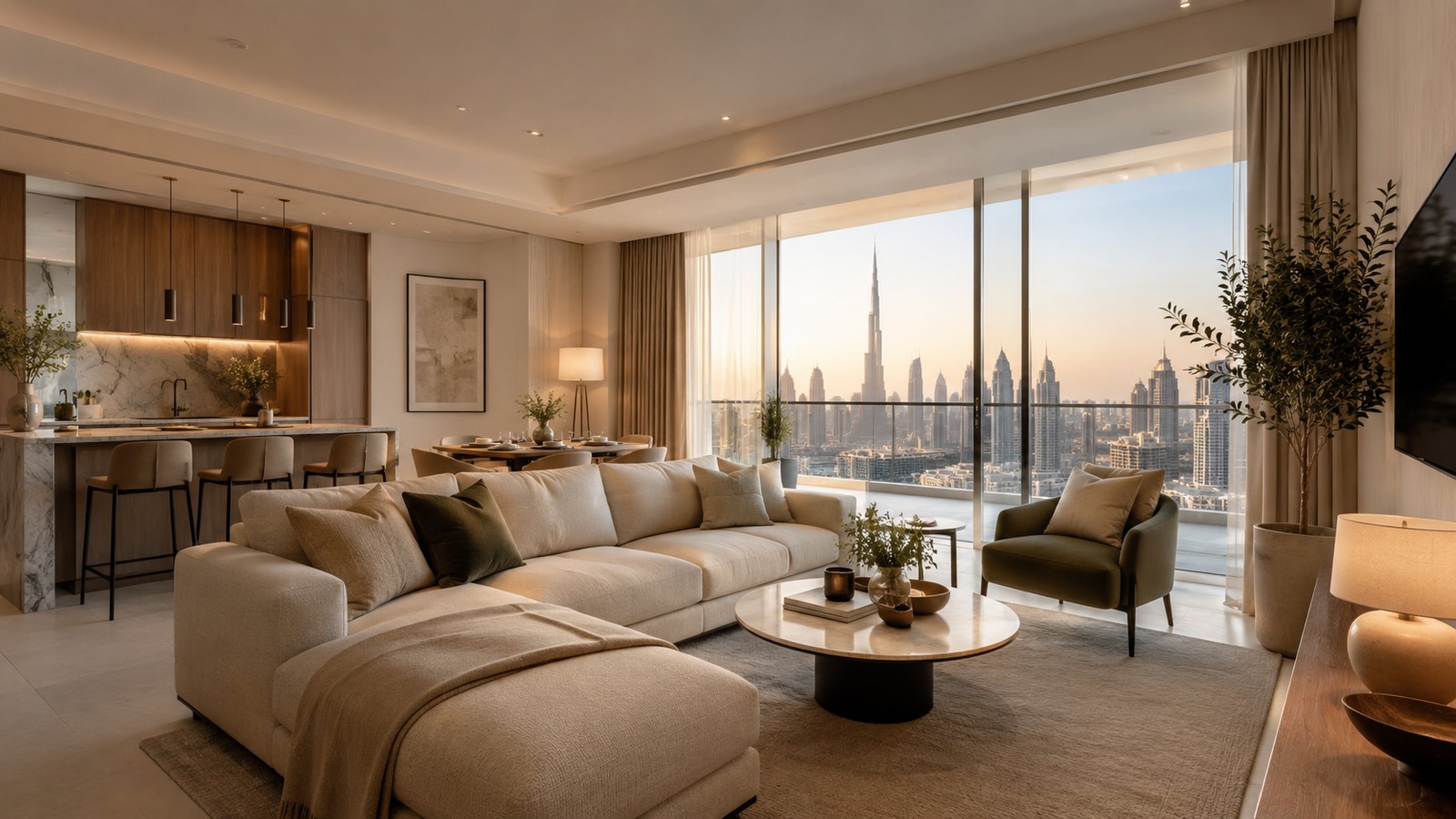 Dubai apartment interior