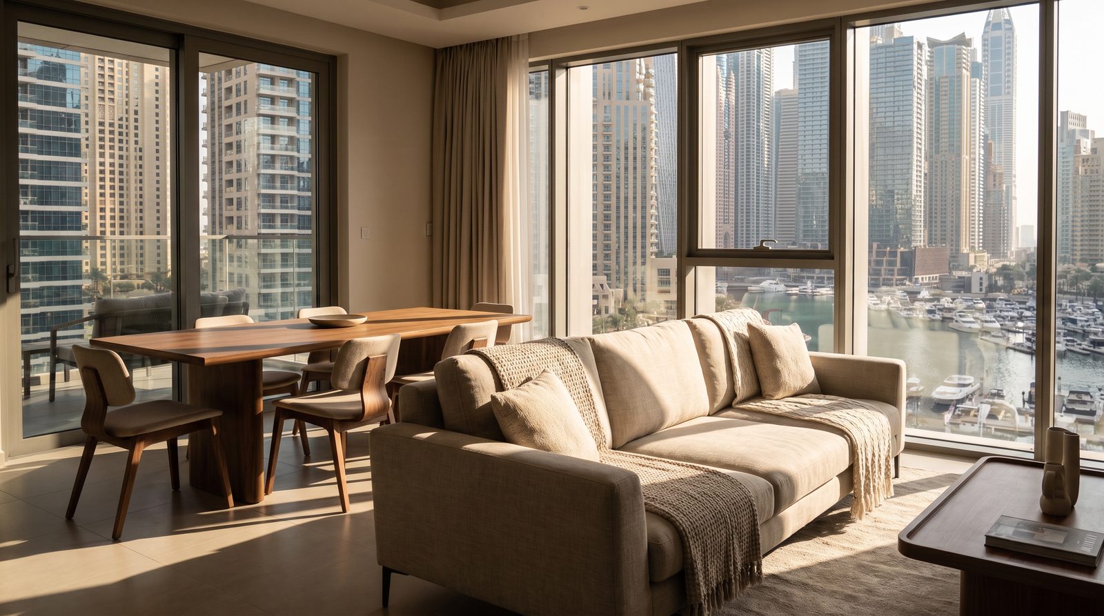 [Home name] living space in [area], Dubai