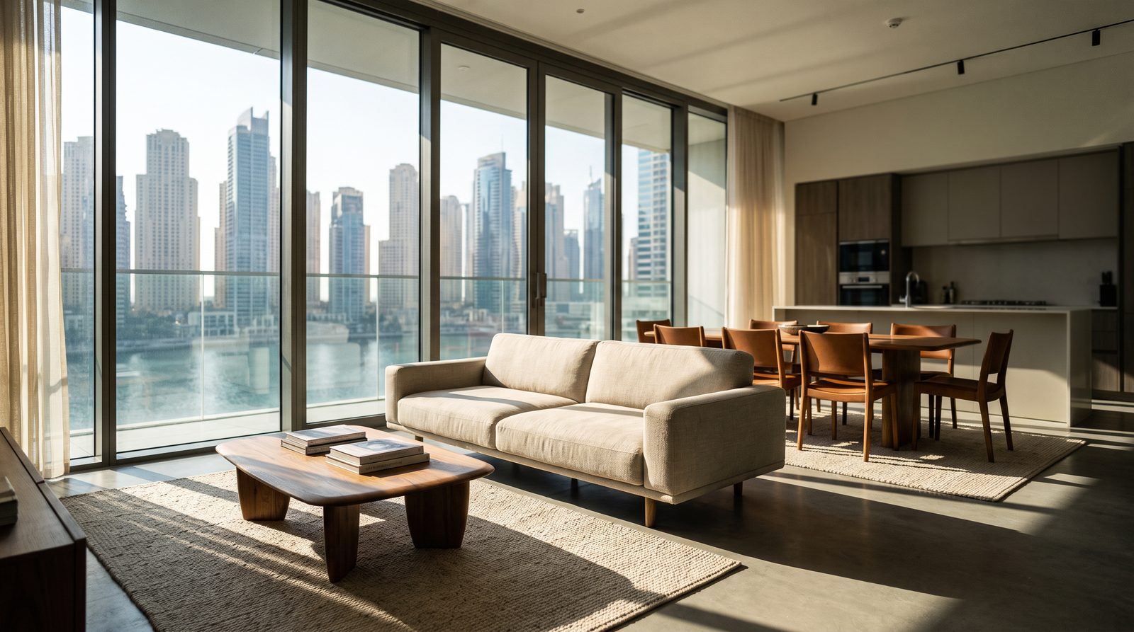 Well-presented Dubai apartment interior